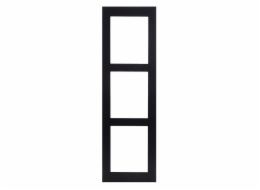 2N® IP Verso - Rám pro instalaci na povrch, 3 moduly - černý