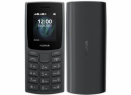 BAZAR - Nokia 105 Dual SIM, 4G, černá (2023), (CZ, SK, HU), poškozený obal