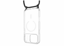 Pouzdro FIXED MagPure Neck s černou šňůrkou na krk pro Apple iPhone 17 Pro Max