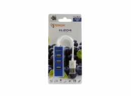 SBOX H-204BL blue USB 2.0 port 4x