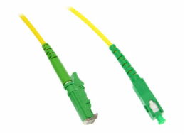 Patch kabel optický simplex SC/APC-E2000/APC 09/125 1m SM,G657A