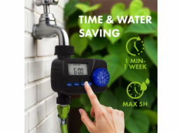 Elektronický regulátor zavlažování GreenBlue, programátor, napájení 2x1,5V AA, GB390
