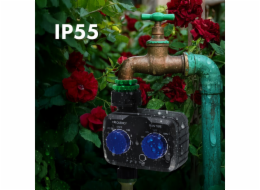 Elektronický regulátor zavlažování GreenBlue, programátor, napájení 2x 1,5V AA, GB391