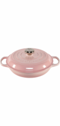 Le Creuset Signature       26 cm Gourmet Professional Pot Pink