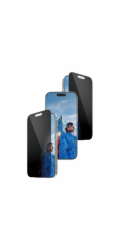PanzerGlass Privacy - Ochrana obrazovky pro mobilní telefon - ultraširoká velikost s FASTFIT IN-A-BOX - sklo - s bezpecnostním filtrem - pro Apple iPhone 17 Pro