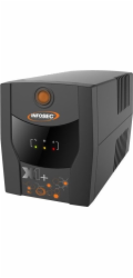 Infosec INF_661093 Záložní zdroj UPS X1+ 1600, 1600VA, 900W, 4X FR/SCHUKO