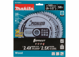 Makita  B-57336-2 EFFICUT Sägeblatt 165x20x56Z