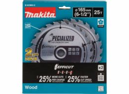 Makita  B-62985-2 EFFICUT Sägeblatt 165x20x25Z