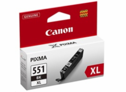 BAZAR - Canon CARTRIDGE CLI-551BK XL černá pro Pixma iP, Pixma iX, Pixma MG a Pixma MX 6850, 725x, 925, 8750 (1130 str.)