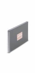 Hama "Fine Art" Spiral Steingrau 36x32 50 weiße Seiten    9838