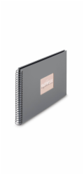 Hama "Fine Art" Spiral Steingrau 36x32 50 schwarze Seiten    9841
