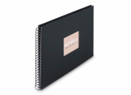 Hama  Fine Art  Spiral NewBlack 36x32 50 schwarze Seiten    9835