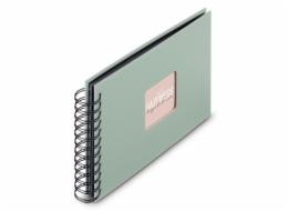 Hama "Fine Art" Spiral Salbei 24x17 50 schwarze Seiten    9869