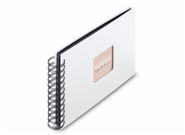 Hama  Fine Art  Spiral weiß 24x17 50 schwarze Seiten    9845