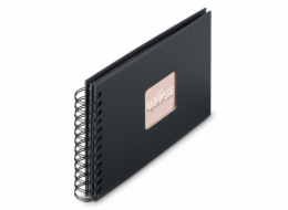 Hama "Fine Art" Spiral NewBlack 24x17 50 schwarze Seiten    9833