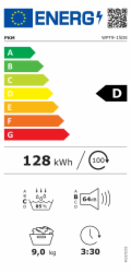 PKM WPT9-15DE Sušička s tepelným čerpadlem 9kg 15programů
