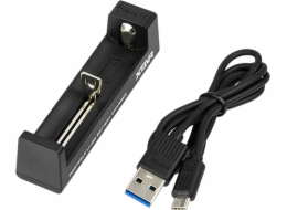 Nabíječka pro válcové Li-ion baterie USB-C – 1 kanál