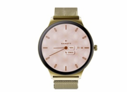 Garett Smartwatch Verona 2 zlatá, gold MESH steel