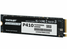PATRIOT P410 500GB SSD / Interní / M.2 PCIe Gen4 x4 NVMe / 2280