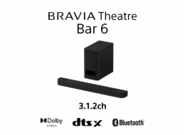 Sony HT-B600 Černá 3.1.2 kanály/kanálů 350 W