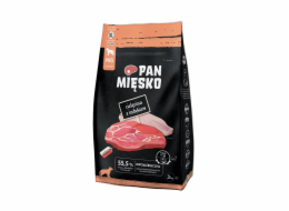 PAN MIĘSKO Veal with turkey XL - suché krmivo pro psy - 3kg