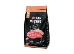 PAN MIĘSKO Veal with turkey XS - suché krmivo pro psy - 3kg