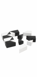 Detoa Hlavolam Tangram černobílý