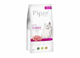 DOLINA NOTECI Piper Animals with turkey - Suché krmivo pro kočky - 3 kg