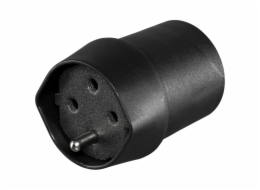 NN Fixadapter Schweiz Typ 23 schwarz 163/802 sw