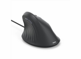 Hama vertikální ergonomická kabelová myš ECM-500R, pro praváky, černá