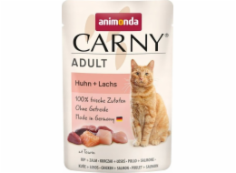 ANIMONDA Carny Adult Chicken and salmon - mokré krmivo pro kočky - 85g