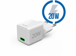 HAMA Super-mini, Rýchlonabíjačka, USB-C PD/QC 20W