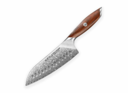 Nůž Dellinger Santoku 185 mm Rose Wood Damascus®