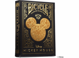 Bicycle Černo-zlaté karty Mickeyho