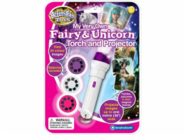 MG DYSTRYBUCJA Brainstorm Baterka a projektor - Víla a jednorožec