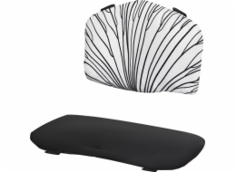 Kinderkraft Polštář na židli ENOCK, černý a bílý