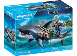 Playmobil Piráti 71793 Obří žralok s figurkami pirátů