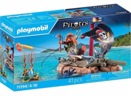 Playmobil Sada figurek pirátů 71794 Pirátský vor s pokladem