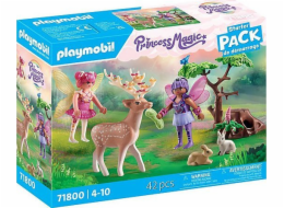Playmobil Sada figurek princezny Magické 71800 Víly s lesními zvířátky