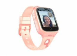CARNEO dětské GPS hodinky GuardKid+ 4G Platinum pink