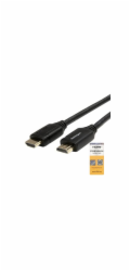 Startech 3ft (1m) Premium Certified HDMI 2.0 Cable with Ethernet, High Speed Ultra HD 4K 60Hz HDMI Cable HDR10, HDMI Cord (Male/Male Connectors), For UHD Monitors, TVs, Displays - Durable HDMI Cable (