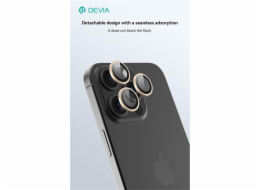 Devia Peak Series Lens Protector pro iPhone 16 Pro/16 Pro Max - Titanium Gray