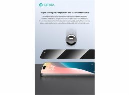 Deví ochranné sklo Van Series Privacy pro iPhone 16 Pro Max - Black Frame