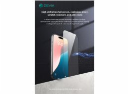 Deví ochranné sklo Van Series Anti-Static pro iPhone 16 Pro - Black Frame