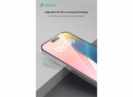 Deví ochranné sklo Star Series pro iPhone 16 Plus/iPhone 15 Plus - Black Frame