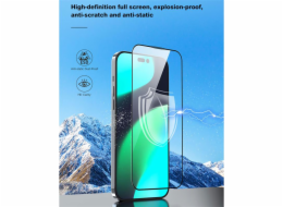 Deví ochranné sklo Van Series Anti-Static pro iPhone 14 Pro - Black Frame