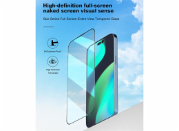 Deví ochranné sklo Star Series pro iPhone 14 Pro Max - Black Frame