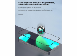 Deví ochranné sklo Star Series pro iPhone 14 Plus/13 Pro Max - Black Frame