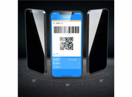 Deví ochranné sklo Real Series Privacy pro iPhone 12 mini - Black Frame