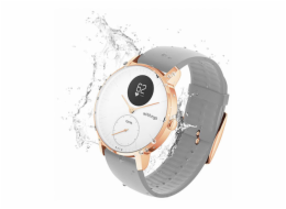 Withings Steel HR (36mm) Rose Gold w/ Grey Silicone wristband